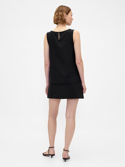 Image number 2 showing, Low Rise Twill Mini Skort