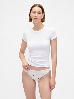 Organic Stretch Cotton Thong