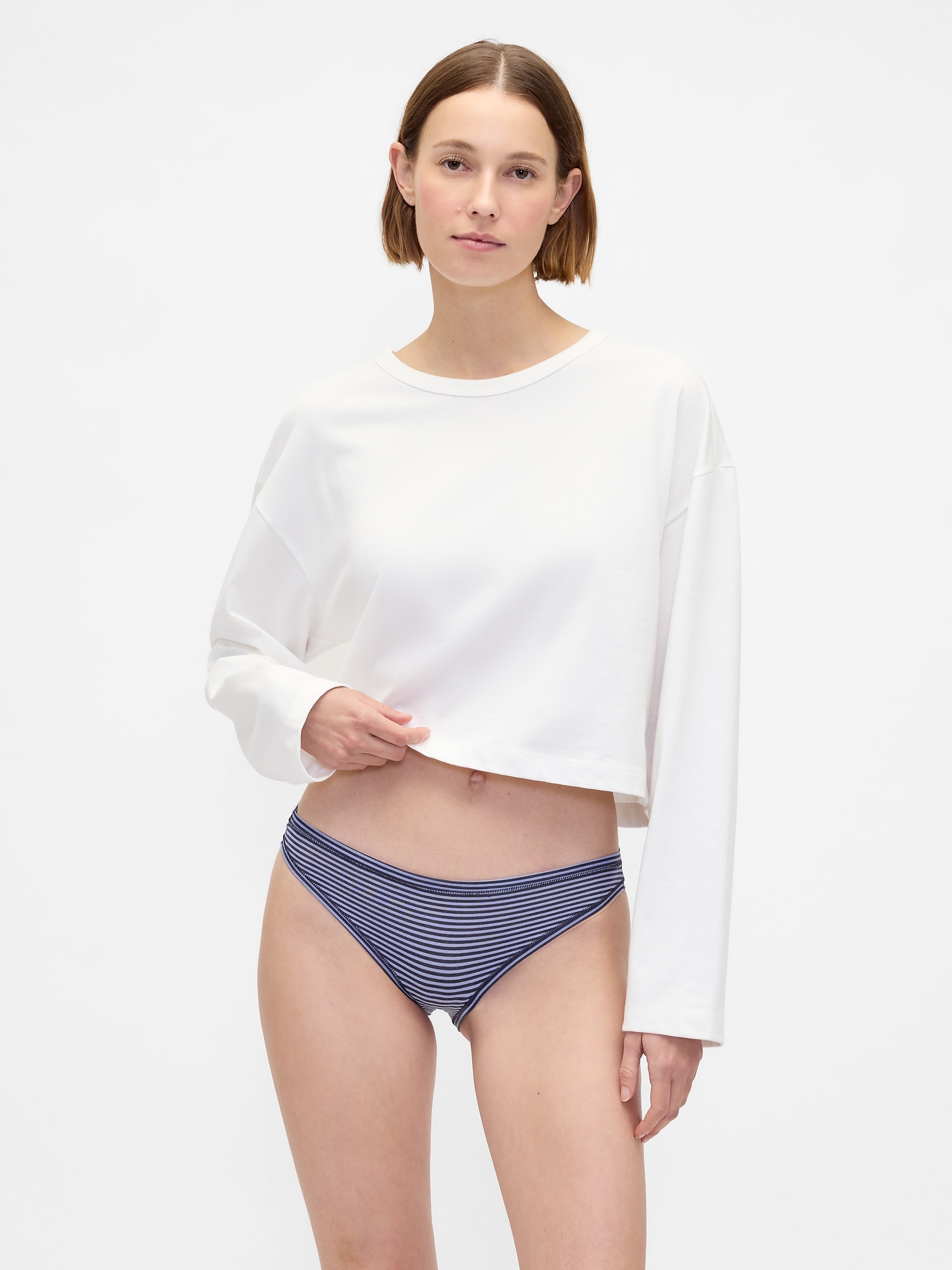 Breathe Bikini - Blue Stripe