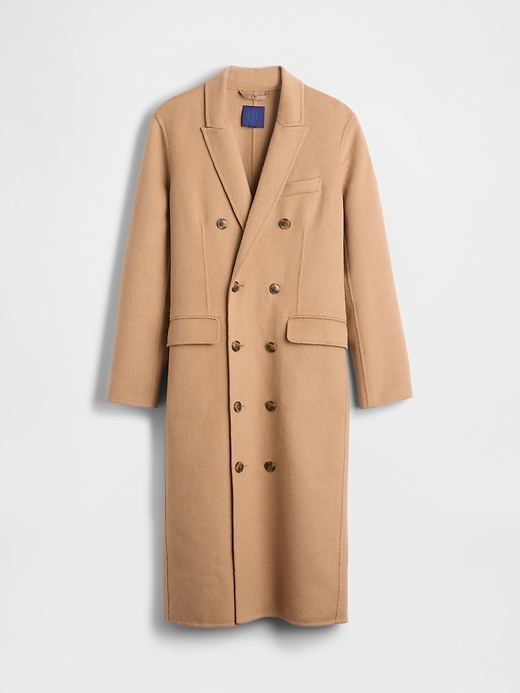 Image number 6 showing, GapStudio Wool-Blend Double-Breasted Coat