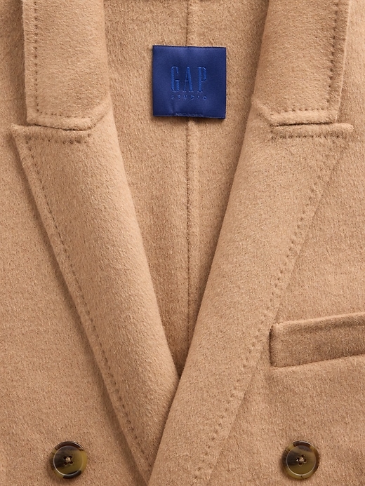 Image number 5 showing, GapStudio Wool-Blend Double-Breasted Coat