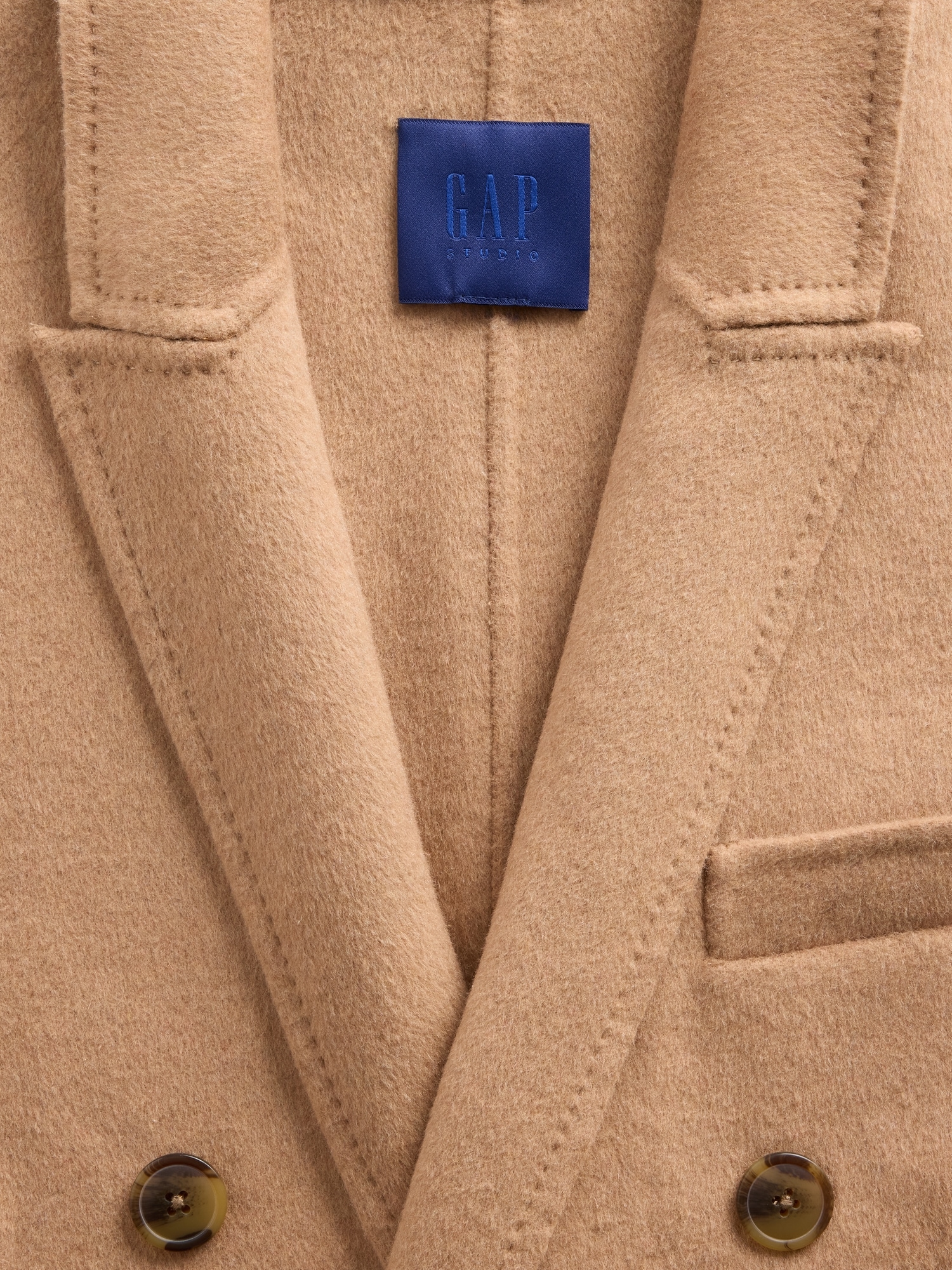 GapStudio Adult Wool-Blend Double-Breasted Coat