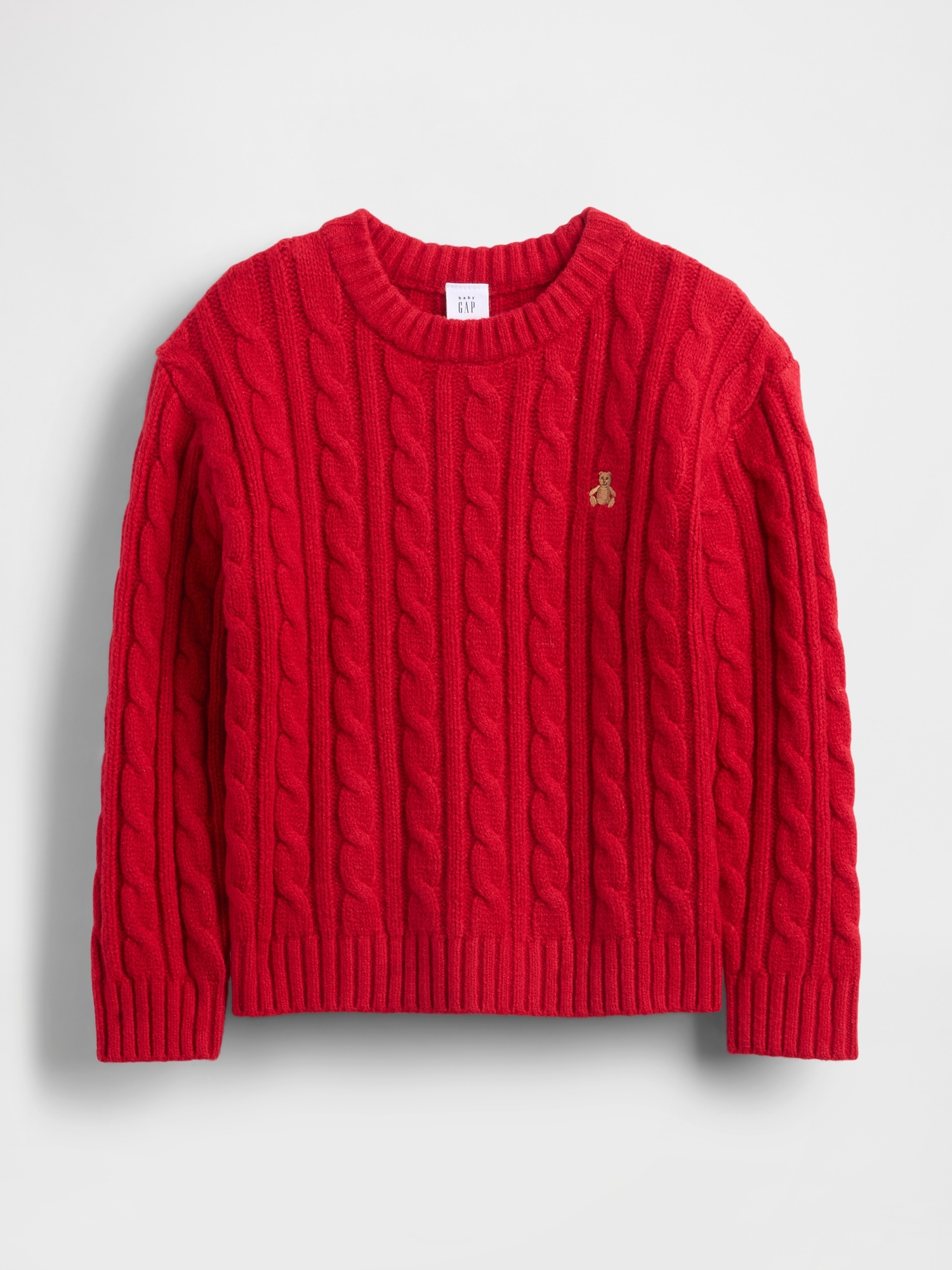 Baby & Toddler CashSoft Cable-Knit Sweater - Modern Red