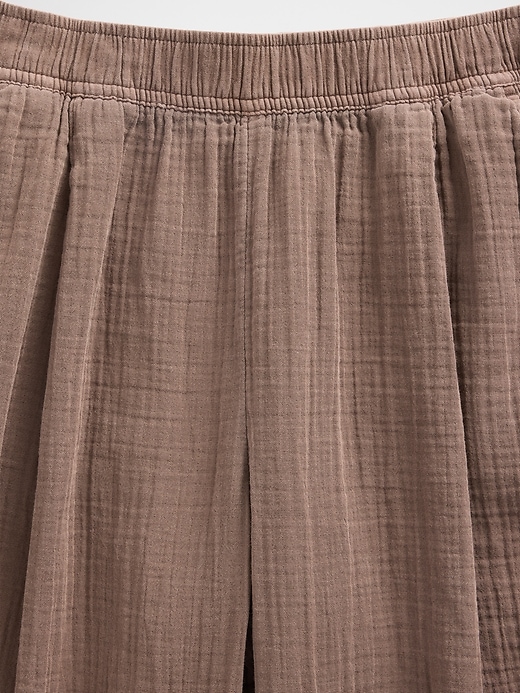 Image number 6 showing, Cotton Gauze Easy Barrel Pants