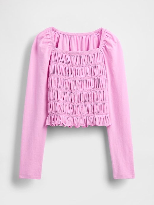 Image number 2 showing, Kids Smocked Square-Neck Top