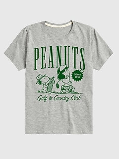 Kids Peanuts Golf Club Short Sleeve T-Shirt