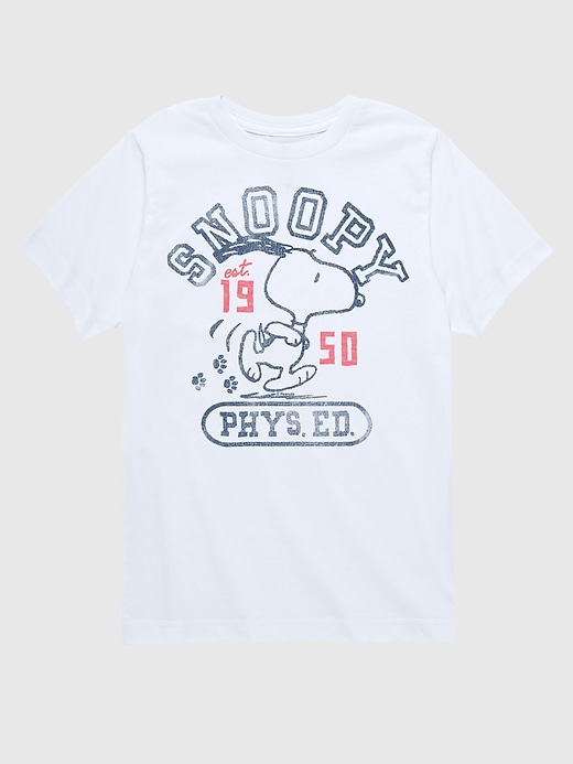 Kids Peanuts Snoopy Phys Ed Short Sleeve T-Shirt