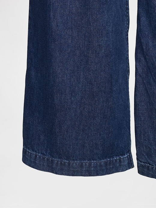 Image number 8 showing, 365 High Rise UltraSoft Denim Pleated Trousers