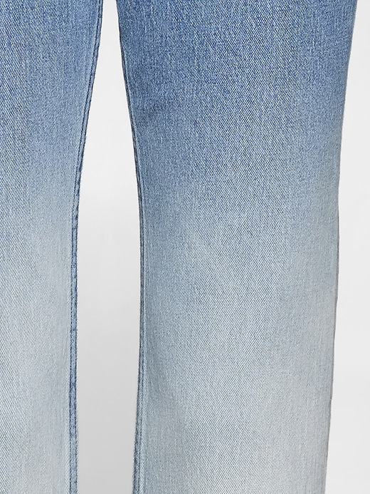 Image number 6 showing, High Rise Ombré '90s Slim Straight Jeans