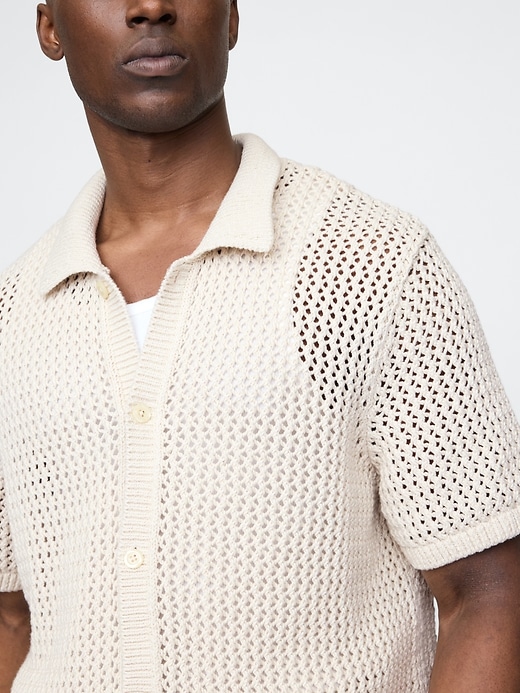 Image number 6 showing, Mesh Sweater Shirt