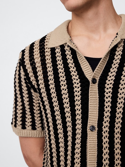 Image number 6 showing, Mesh Sweater Shirt