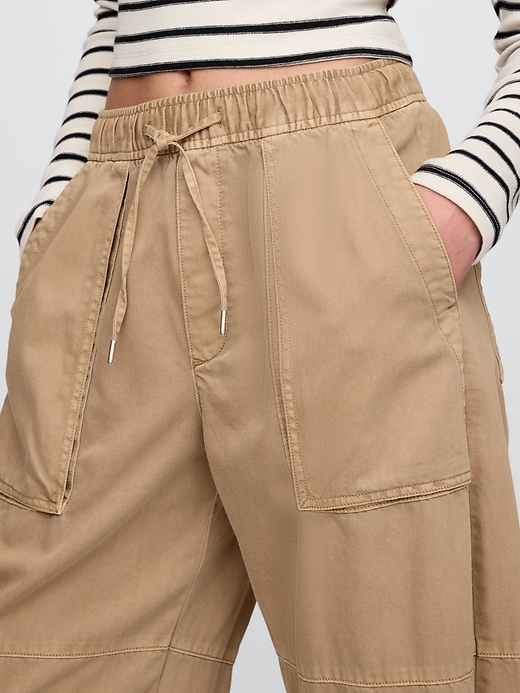 Image number 8 showing, Mid Rise Easy Utility Barrel Pants