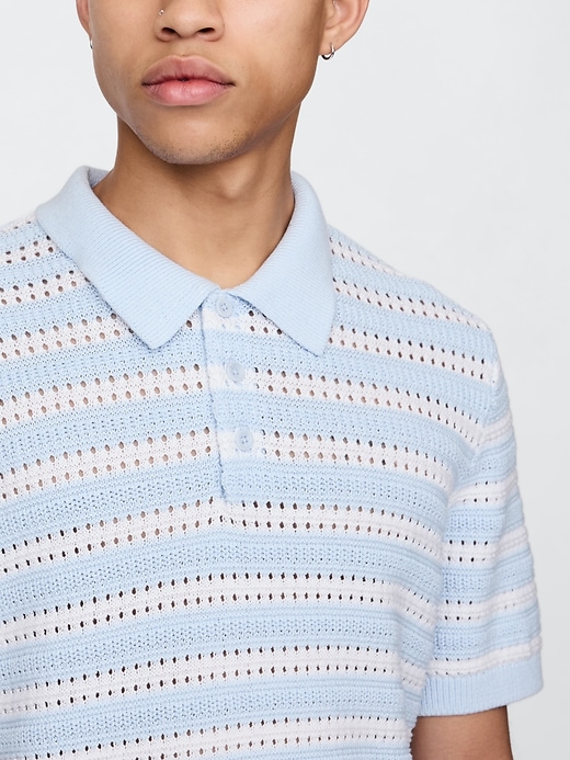 Image number 6 showing, Polo Sweater