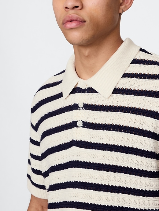 Image number 6 showing, Polo Sweater