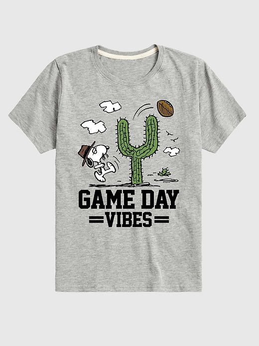 Image number 1 showing, Kids Peanuts Game Day Vibes Short Sleeve T-Shirt