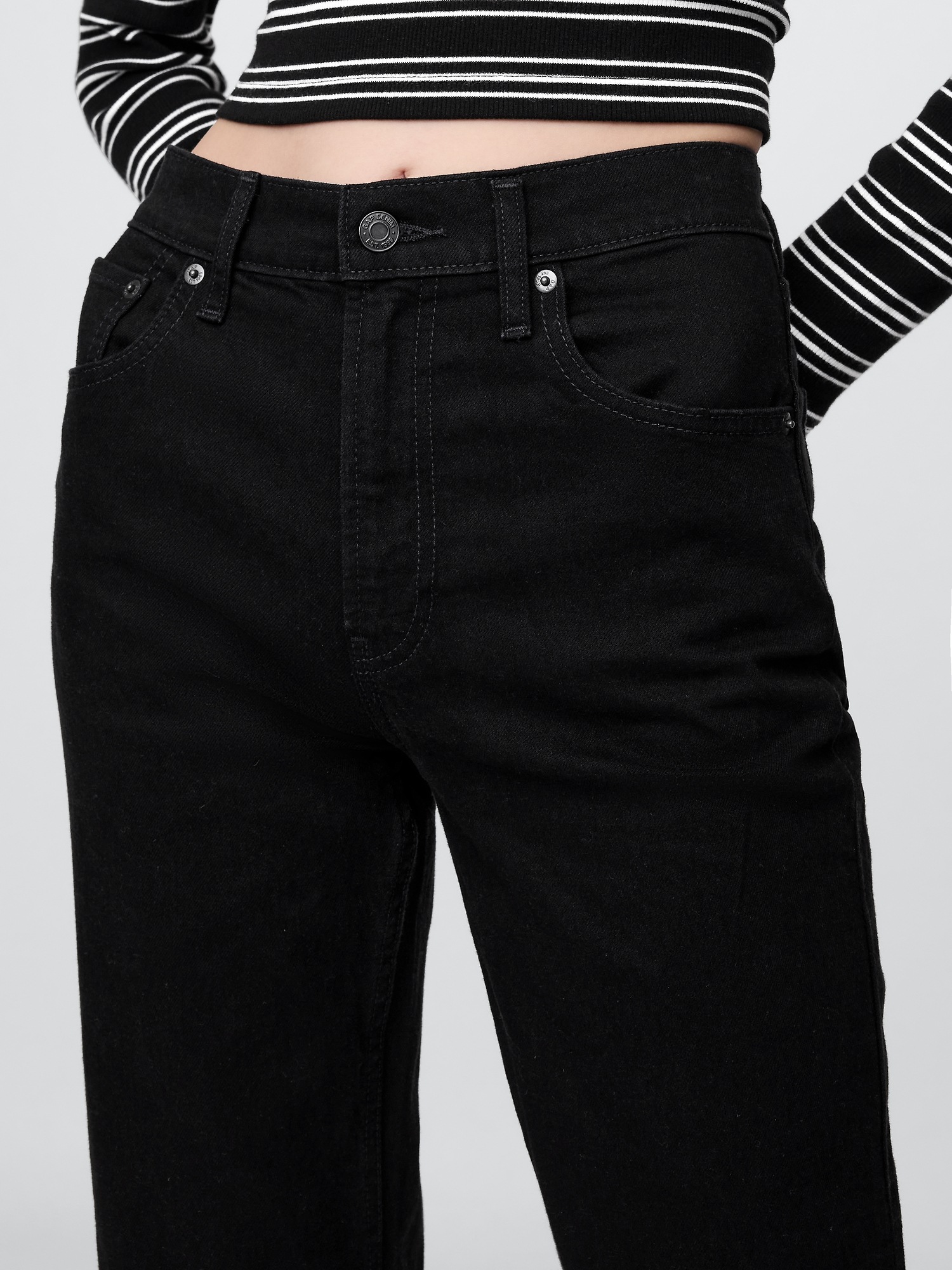 Женские джинсы Gap High Rise Cheeky Straight Jeans — фото 8