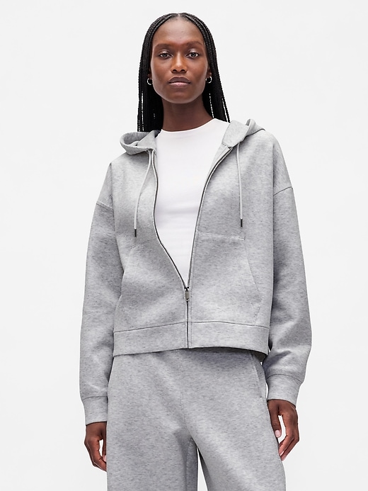 Image number 1 showing, GapFit Oversized Zip Hoodie