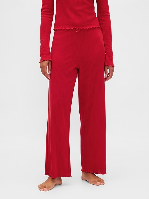 Image number 2 showing, Pointelle PJ Pants