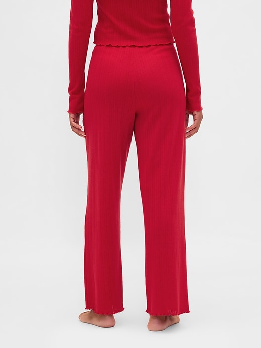 Image number 4 showing, Pointelle PJ Pants