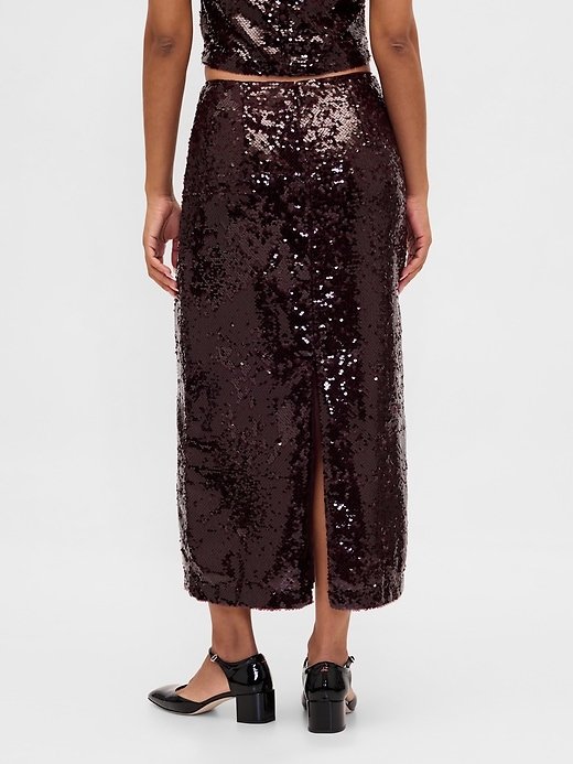 Image number 2 showing, Sequin Maxi Skirt