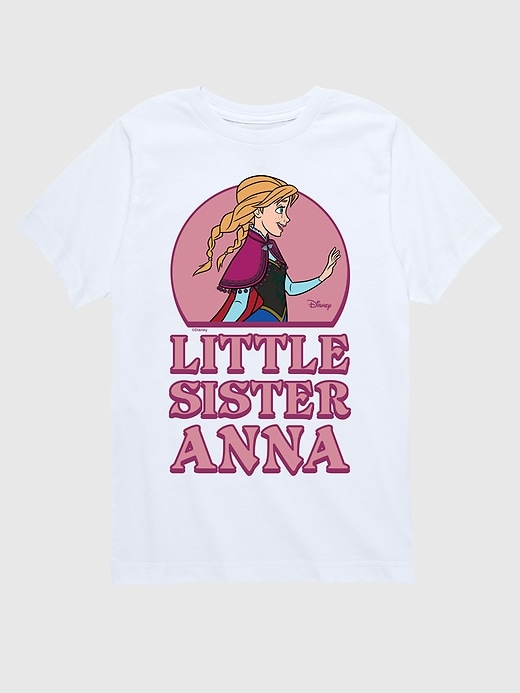 Image number 1 showing, Toddler Frozen Little Sister Anna Short Sleeve Graphic Tee