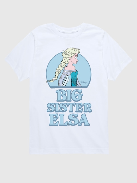 Toddler Frozen Big Sister Elsa Short Sleeve Graphic Tee