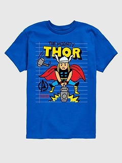 Toddler Marvel Thor Doodle Short Sleeve Graphic Tee