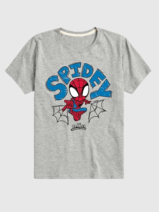 Image number 1 showing, Toddler Marvel Spidey Doodle Short Sleeve Graphic Tee