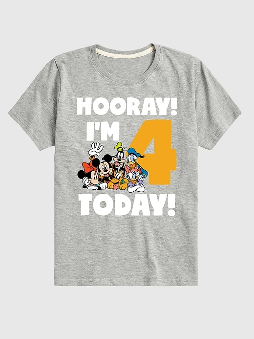 Image number 1 showing, Toddler Disney Hooray Im 4 Today Graphic Tee