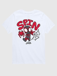 Toddler Marvel Spin Doodle Short Sleeve Graphic Tee