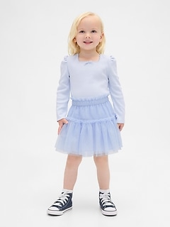 Baby & Toddler Rib & Tulle Outfit Set