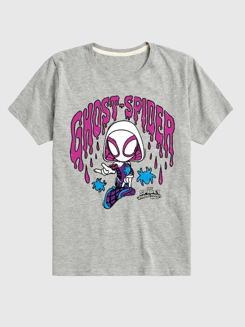 Toddler Marvel Scribble Ghost Spider Short Sleeve T-Shirt