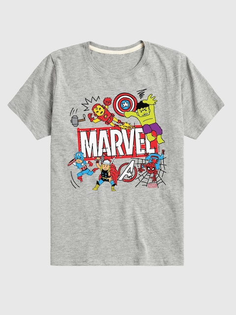 Toddler Marvel Avengers Doodle Short Sleeve Graphic Tee