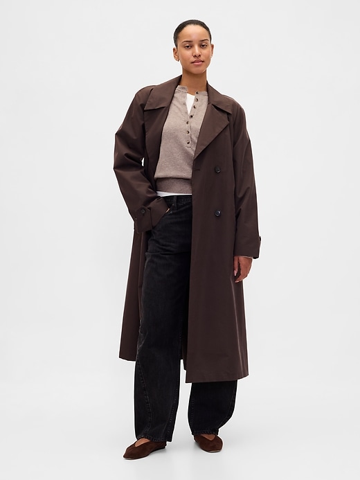 Image number 2 showing, CashSoft Henley Sweater