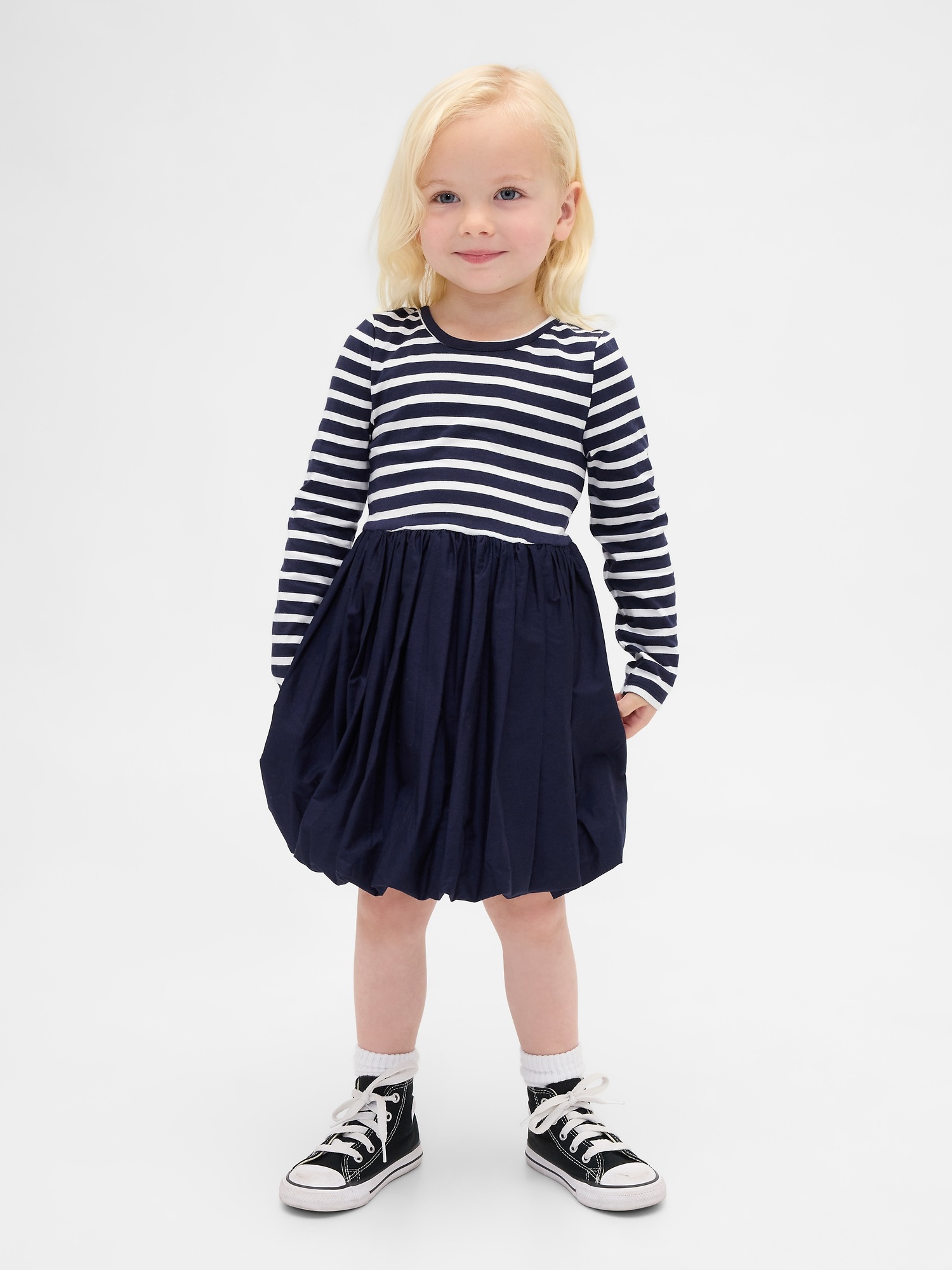 Детские платья Gap Baby & Toddler Mixed Media Bubble Dress