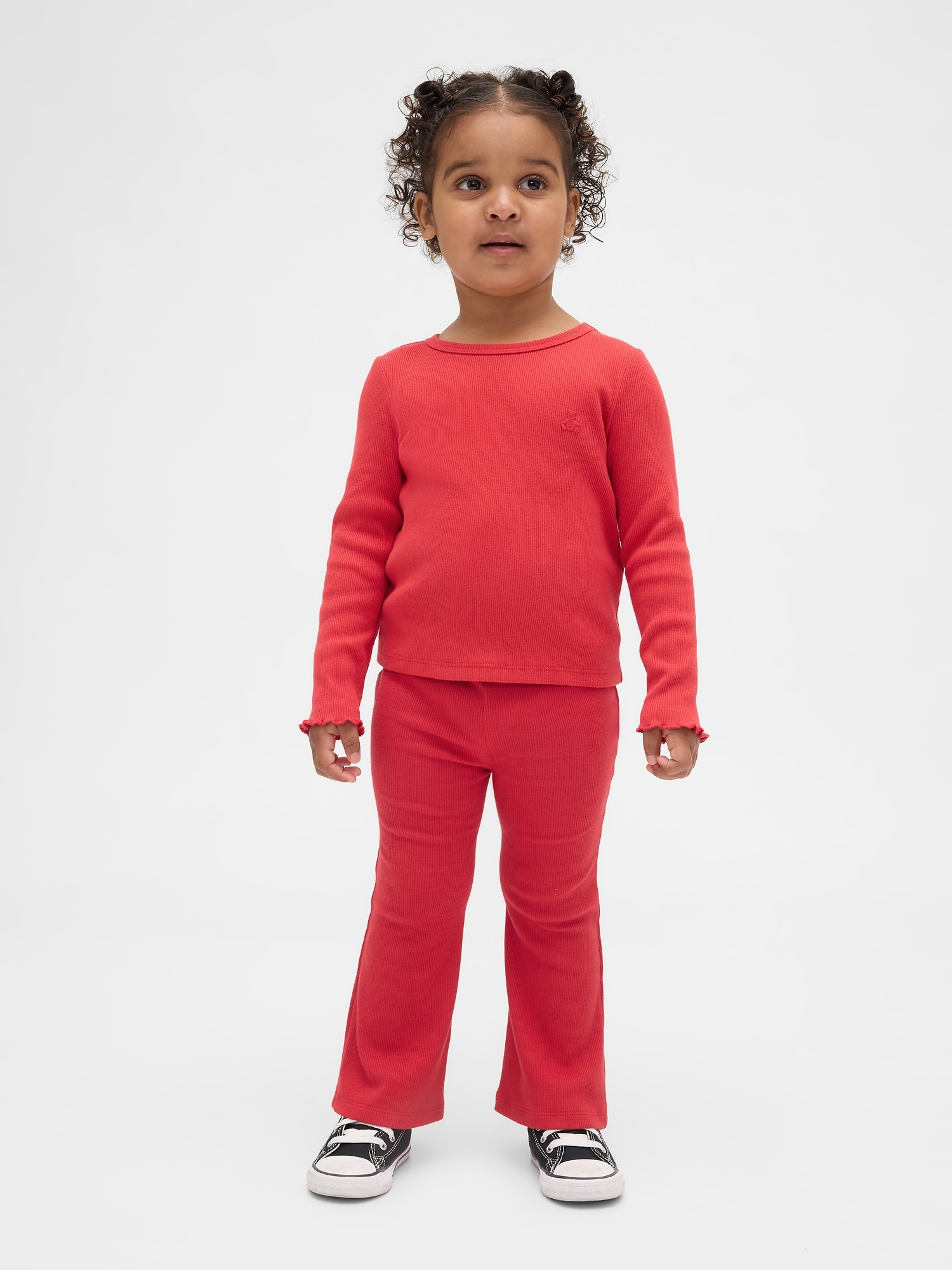 Baby & Toddler Mix & Match Rib Flare Leggings - Modern Red