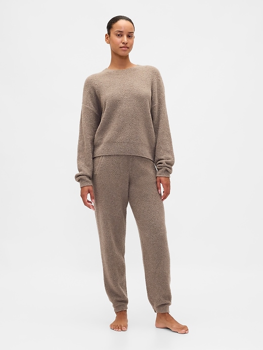 Image number 1 showing, CashSoft Boucle Sweater Joggers