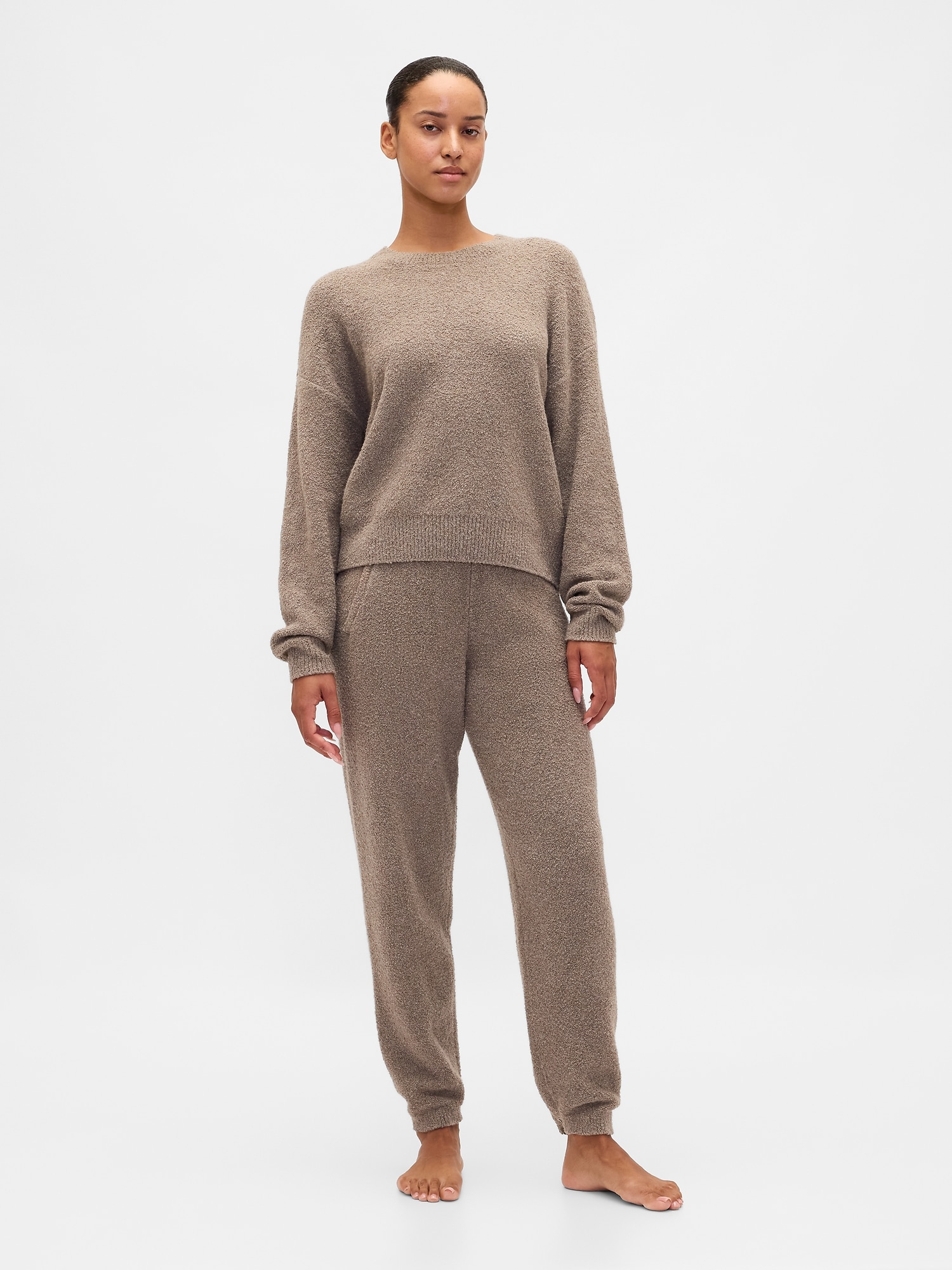 CashSoft Boucle Sweater Joggers