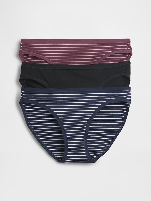 Image number 1 showing, Organic Stretch Cotton Bikini Brief (3-Pack)