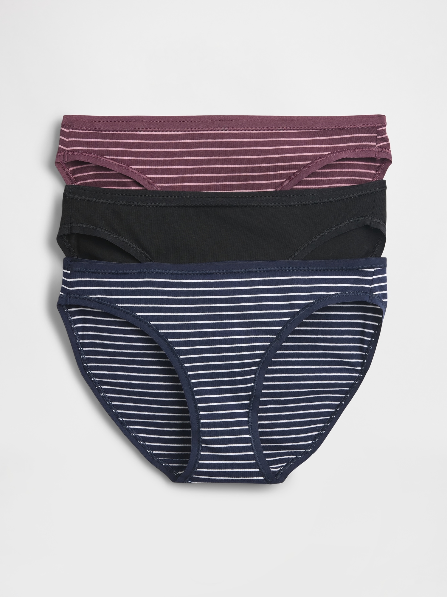 Gap Organic Stretch Cotton Bikini Brief (3-pack) In Multi