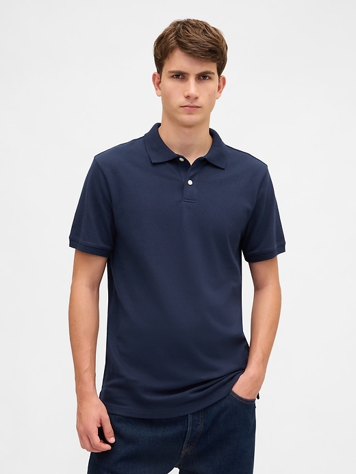 Image number 1 showing, Pique Polo Shirt