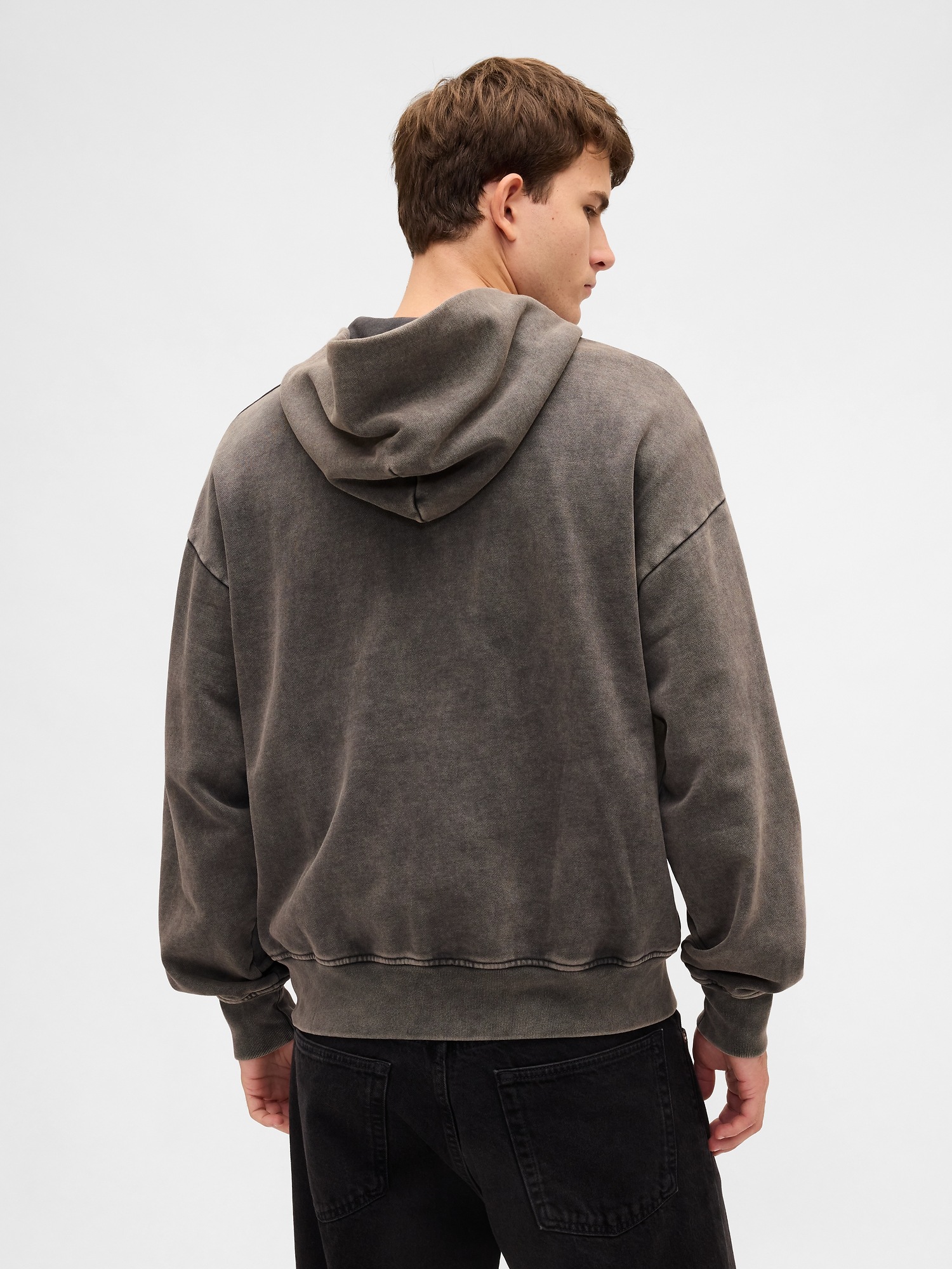 Мужские худи Gap Adult Heavyweight Oversized Zip — фото 3