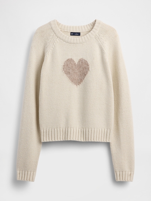 Image number 5 showing, Relaxed Raglan Crewneck Sweater