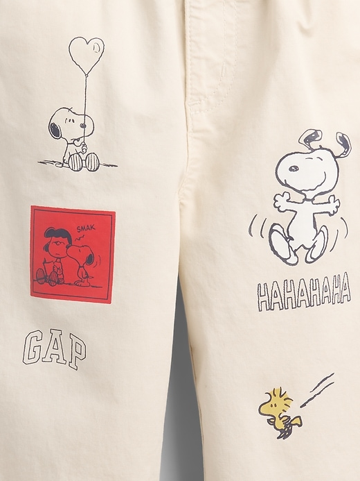 Image number 4 showing, Baby & Toddler Peanuts Pull-On Barrel Pants