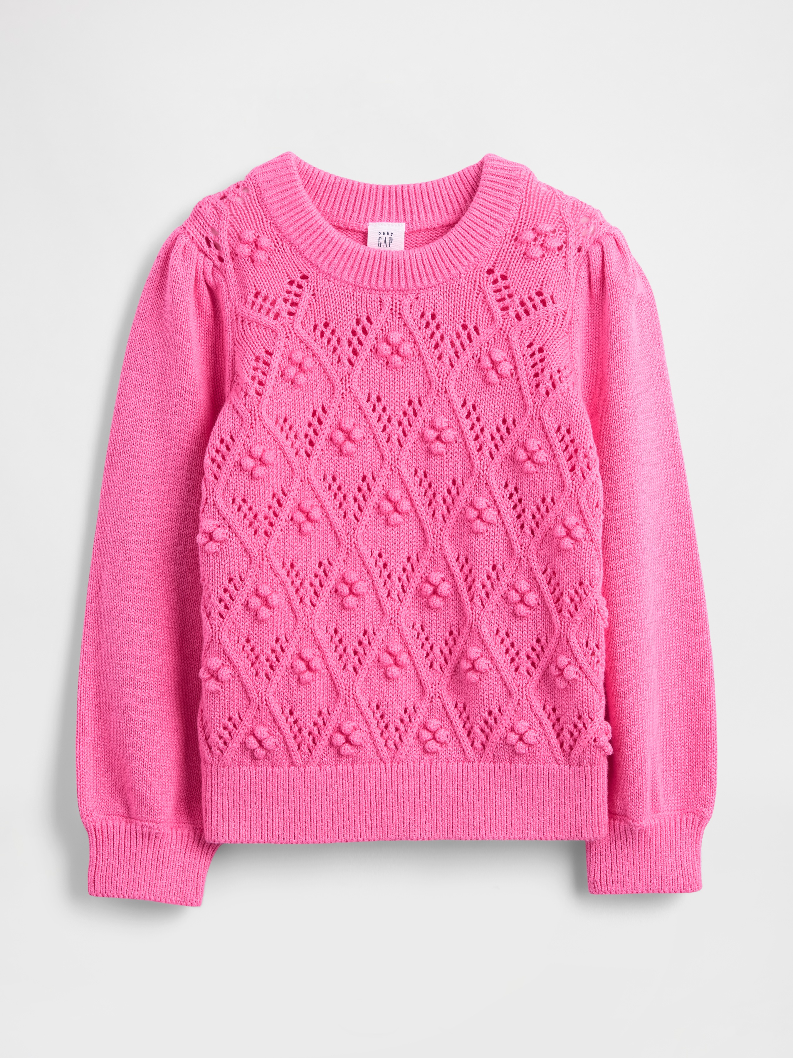 Baby & Toddler Puff-Sleeve Sweater