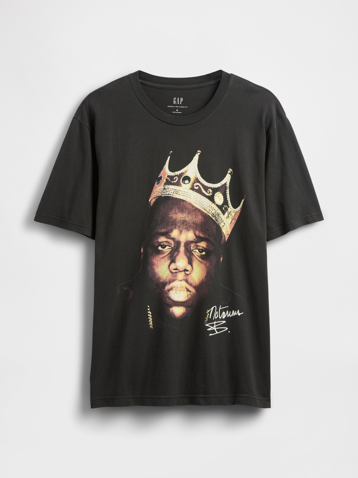 Мужские футболки Gap The Notorious B.I.G. Relaxed Graphic T-Shirt — фото 5