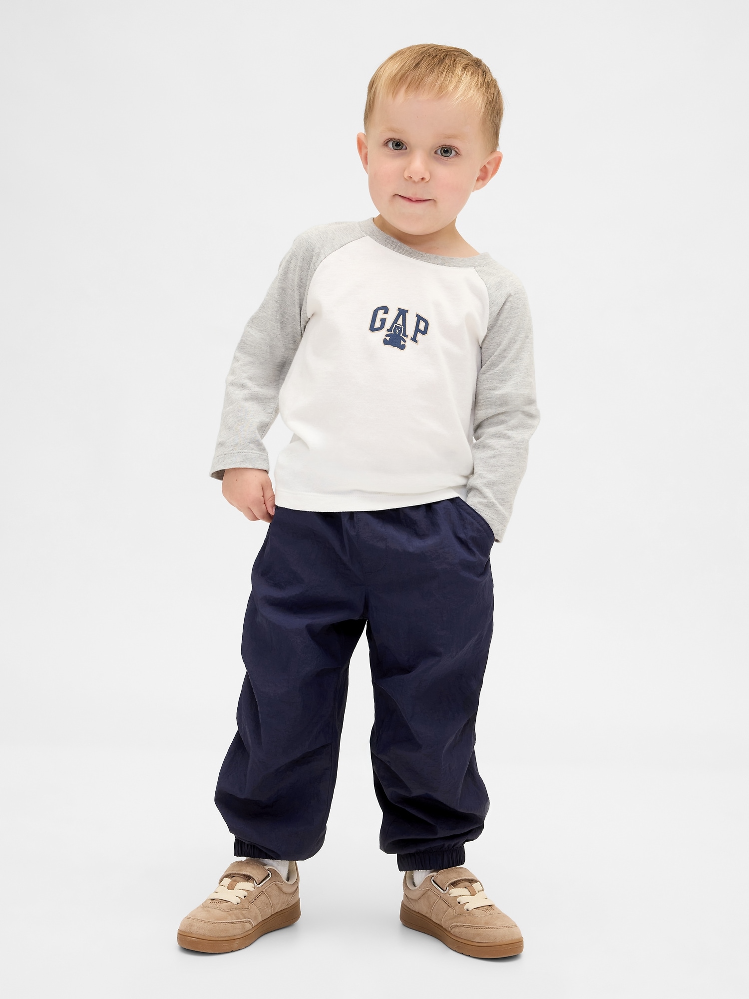 Baby & Toddler Lined Parachute Joggers - Navy Uniform