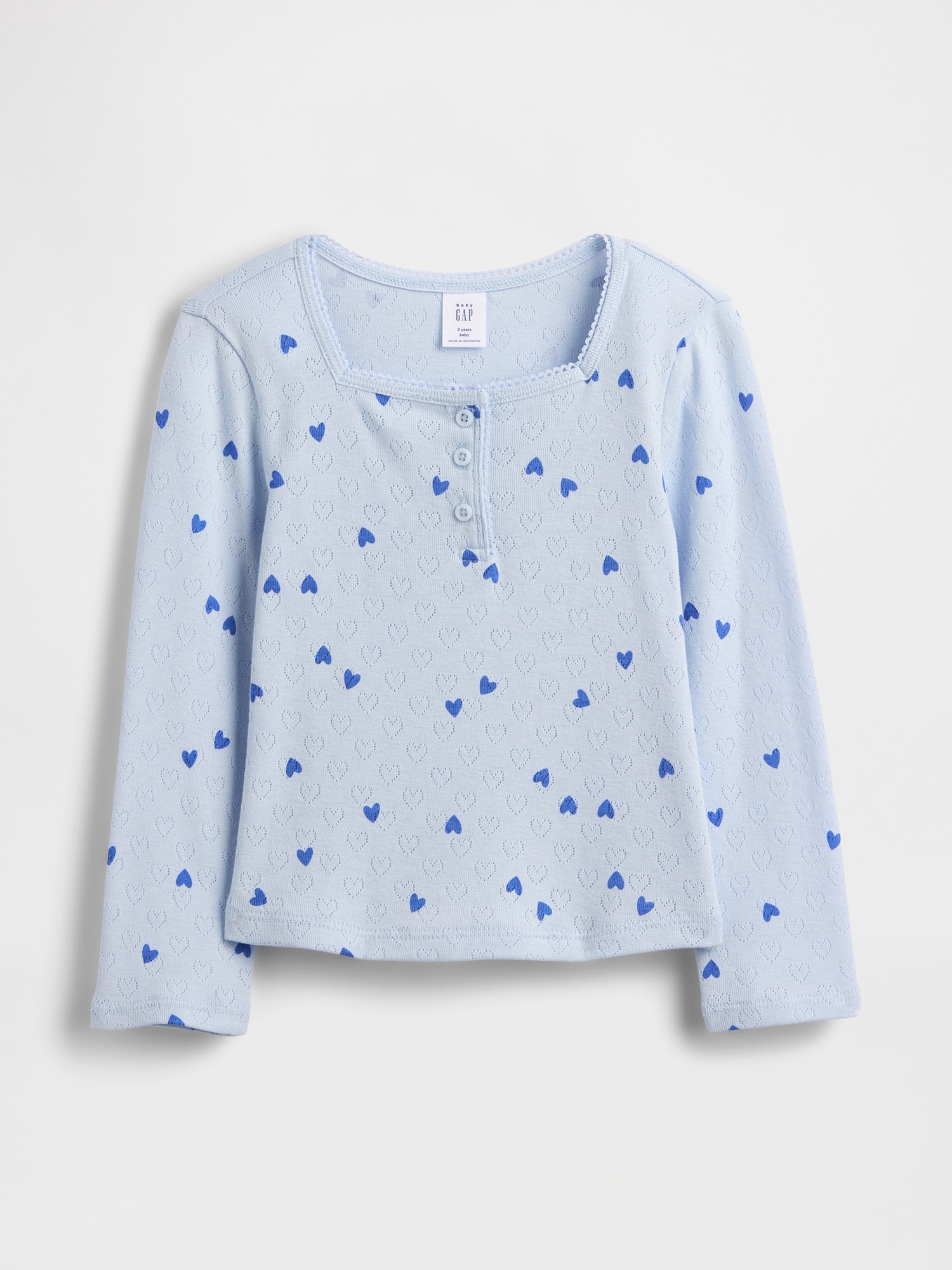 Baby & Toddler Pointelle Henley Top