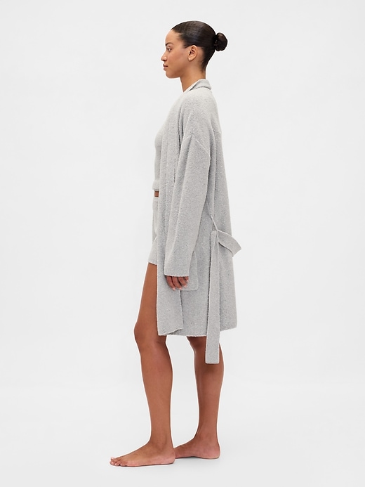 Image number 3 showing, CashSoft Boucle Relaxed Robe