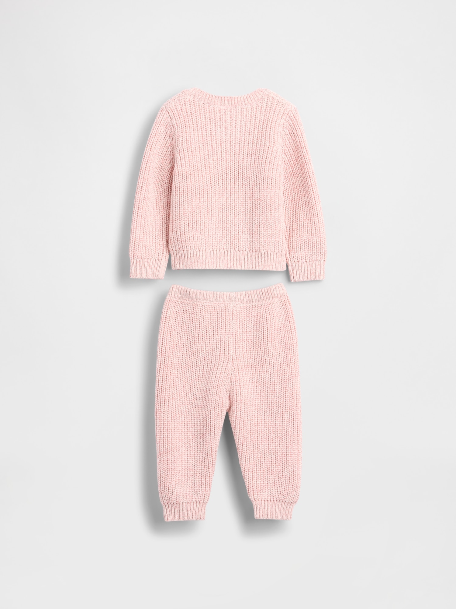 Baby Marled Sweater Outfit Set